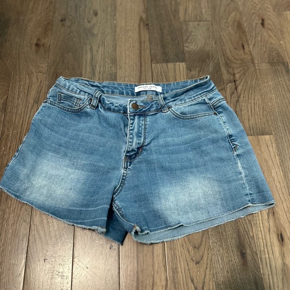 🎁Encore Jeans Light Blue Jean Shorts sz:9